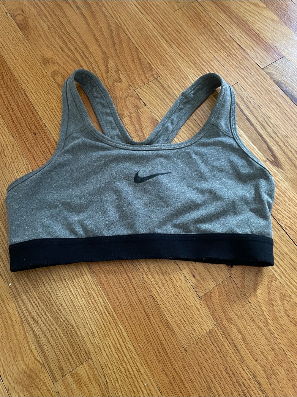 Nike Grey Dri-Fit Sports Bra in size small